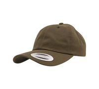 Yupoong Flexfit 6-panel Baseball Cap With Buckle in Dark Brown Yupoong Dark Brown One Size