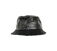 Yupoong Flexfit Crinkled Paper Bucket Hat Unisex Herren und Damen Fischerhut