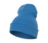 Yupoong Flexfit Heavyweight Long Beanie Winter Hat in Blue Yupoong Blue One Size