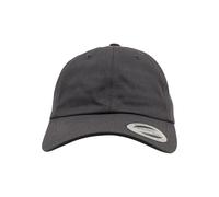 Yupoong Flexfit Low Profile Cotton Twill Unisex Dad Hat Cap für Damen und Herren, 6 Panel Baseball Cap unstructured mit Messingverschluss, darkgrey, One Size