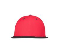 Flexfit 6089MT Two Tone Classic Snapback Cap Black/Red Colour: Black/R One Size