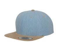 Yupoong Flexfit Unisex Mens /Womens Chambray-Suede Snapback RW3299