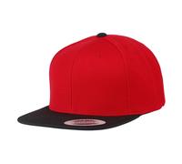 Yupoong Flexfit Unisex Mens /Womens Classic Varsity SnapbackOne Size Red/Black