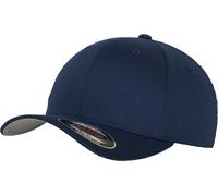 YUPOONG Inc. Cap Flexfit Wooly Combed Cap in Navy