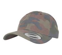 Yupoong Low Profile Cotton Camo Dad Cap Curved Visor Hat Camouflage