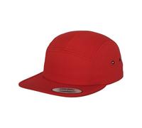 Yupoong Men's Classic 5 Panel Jockey Cap in Red Yupoong Red One Size