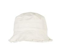 Yupoong Men's Flexfit Alpha Open Edge Bucket Hat in Off-White Yupoong Off-White One Size