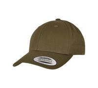 Yupoong Men's Flexfit Classic Curved Snapback Cap in Dark Brown Yupoong Dark Brown One Size