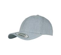Yupoong Men's Flexfit Classic Curved Snapback Cap in Grey Yupoong Grey One Size