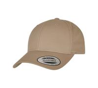 Yupoong Men's Flexfit Classic Curved Snapback Cap in Khaki Yupoong Khaki One Size