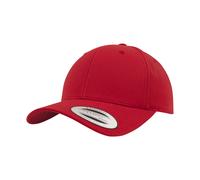 Yupoong Men's Flexfit Classic Curved Snapback Cap in Red Yupoong Red One Size
