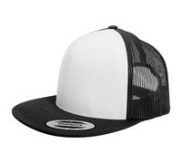 Yupoong Men's Flexfit Classic Trucker Snapback Cap in Black Yupoong Black One Size