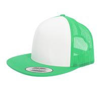 Yupoong Men's Flexfit Classic Trucker Snapback Cap in Green Yupoong Green One Size