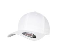 Yupoong Men's Flexfit Cotton Baseball Cap in White | Size: Large/XL Yupoong White L/XL