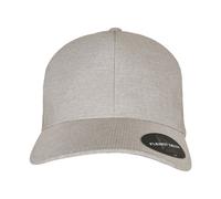 Yupoong Men's Flexfit Delta Melange Carbon Baseball in Silver | Size: S/M Yupoong Silver S/M