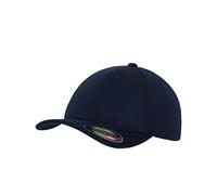 Yupoong Men's Flexfit Double Jersey Cap in Navy | Size: S/M Yupoong Navy S/M