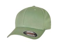 Yupoong Men's Flexfit Fitted Baseball Cap in Dark Green | Size: S/M Yupoong Dark Green S/M