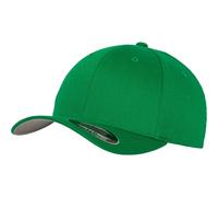 Yupoong Men's Flexfit Fitted Baseball Cap in Green | Size: S/M Yupoong Green S/M