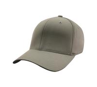 Yupoong Men's Flexfit Fitted Baseball Cap in Grey | Size: S/M Yupoong Grey S/M
