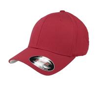Yupoong Men's Flexfit Fitted Baseball Cap in Light Brown | Size: Large/XL Yupoong Light Brown L/XL