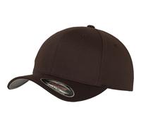 Flexfit Fitted Baseball Cap Yupoong Brown S/M