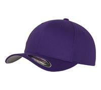 Yupoong Men's Flexfit Fitted Baseball Cap in Purple | Size: Large/XL Yupoong Purple L/XL