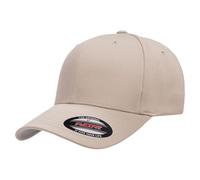 Yupoong Men's Flexfit Fitted Baseball Cap in Stone | Size: Large/XL Yupoong Stone L/XL