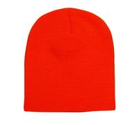 Yupoong Men's Flexfit Heavyweight Standard Beanie Winter Hat in Scarlet Yupoong Scarlet One Size