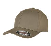 Yupoong Men's Flexfit Polyester Baseball Cap in Brown | Size: S/M Yupoong Brown S/M