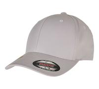 Yupoong Men's Flexfit Polyester Baseball Cap in Silver | Size: S/M Yupoong Silver S/M