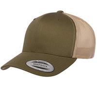 Yupoong Men's Single Cap, Moss/Khaki, One Size