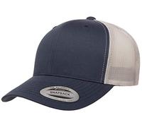 Yupoong Men's Single Cap, Navy/Silver, One Size