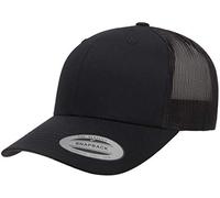 Yupoong Men's Single Trucker Hat, Black, One Size