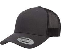 Yupoong Men's Single Trucker Hat, Charcoal, One Size