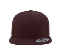 Yupoong Men's The Classic Premium Snapback Cap in Brown Yupoong Brown One Size
