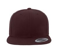 Yupoong Men's The Classic Premium Snapback Cap in Burgundy Yupoong Burgundy One Size