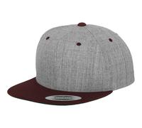 Yupoong Mens The Classic Premium Summer Flat Peak Snapback 2-Tone Cap RW2887