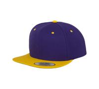 The Classic Premium Snapback 2-Tone Cap Yupoong Purple One Size