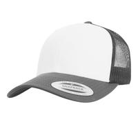 Yupoong Men's The Classic Retro Contrast Trucker Cap in Dark Grey Yupoong Dark Grey One Size