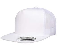 Yupoong Men's Yp Classic Trucker Cap Hat, White, One Size