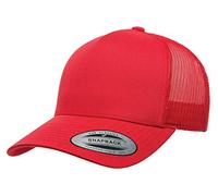 Yupoong Men's Yp Classics 5-Panel Retro Trucker Cap Hat, Red, One Size