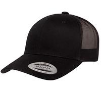 Yupoong Men's Yp Classics Recycled Retro Trucker Cap, Black, One Size