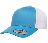 Yupoong Men's Yp Classics Retro Trucker Cap-2-tone Cap, Turquoise/White, One Size