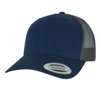 Yupoong Retro Trucker 2-Tone Canvas Mesh Cap Low Basecap Heather Melange Hat