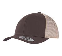 Yupoong Retro Trucker 2-Tone Canvas Mesh Cap Low Basecap Heather Melange Hat
