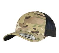 Yupoong Retro Trucker Multicam® Cap Mesh Snapback 6 Panel Camouflage Hat