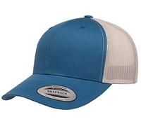 Yupoong Single Trucker Hat, Steel Blue/Silver, One Size
