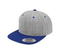 YUPOONG SNAPBACK CAPS ~ QUALITY PLAIN CAP - OR PRINTED WITH YOUR TEXT/LOGO