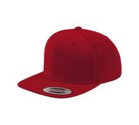 YUPOONG SNAPBACK CAPS ~ QUALITY PLAIN CAP - OR PRINTED WITH YOUR TEXT/LOGO