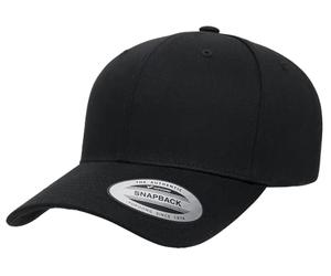 Yupoong Unisex's Yp Classics Retro Snapback Cap, Black, One Size